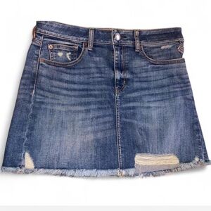 American Eagle Outfitters Blue Denim mini skirt size 10